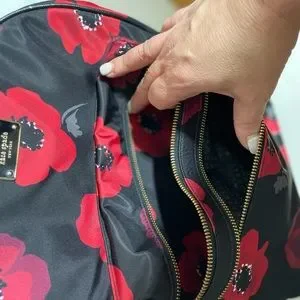 KATE SPADE Wilson Road Poppy Bradley Satiny Nylon Backpack LARGE kate spade | Bags | Kate Spade Wilson Road Poppy Bradley  main image 4